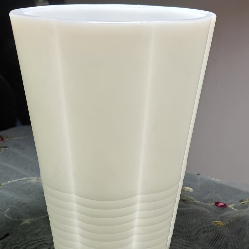 Anitque Canadian Milk Glass Vase